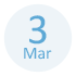 3月