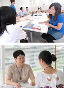 先輩とのフリートーク／個別相談写真
