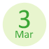 3月