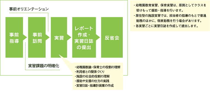 実習の流れ図