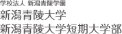 新潟青陵大学・新潟青陵大学短期大学部 オフィシャルサイトへ