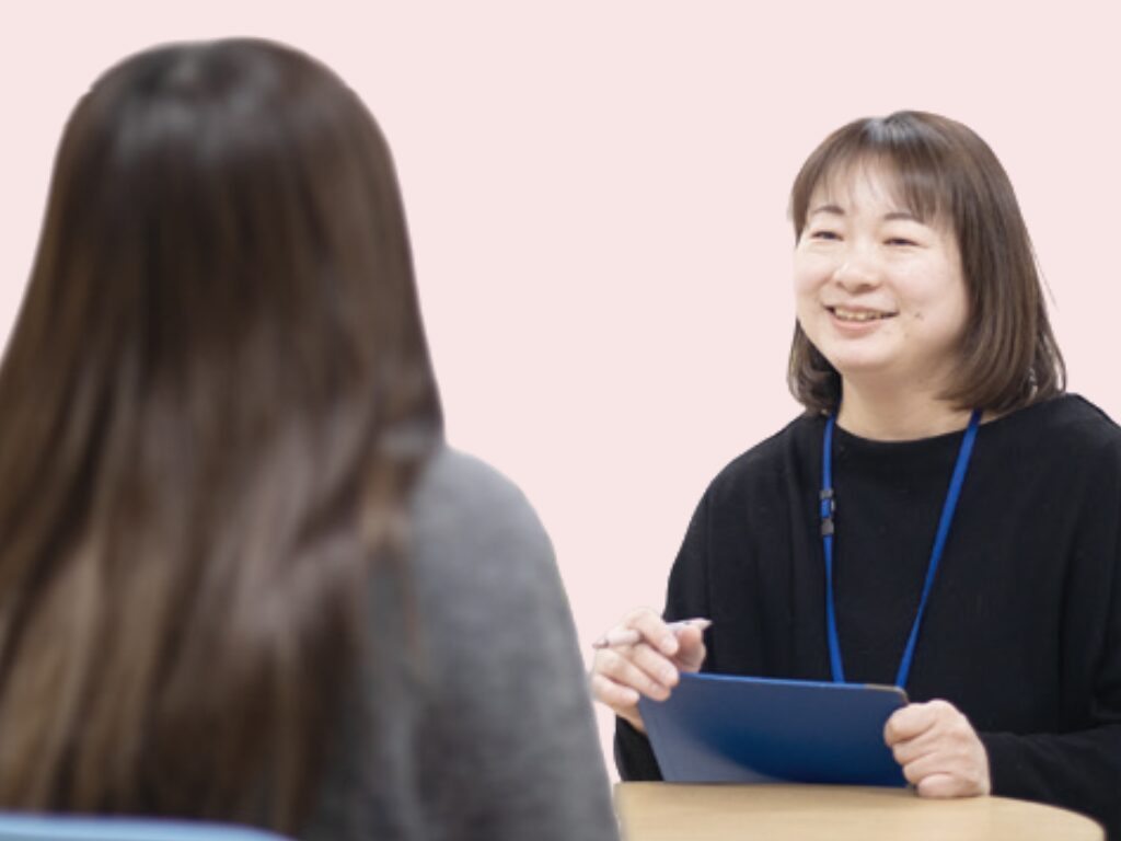 就職サポートの様子