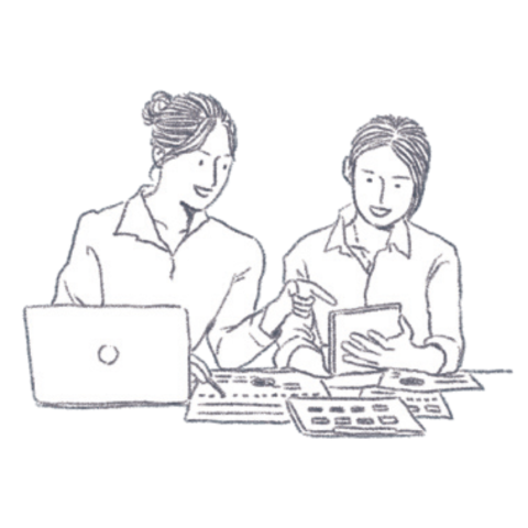 ビジネスでも活かせるデータ分析力 イラスト